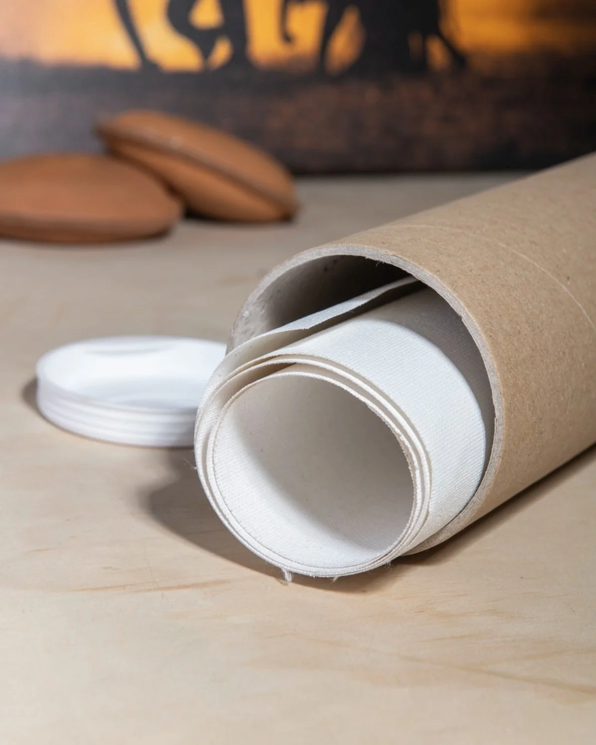 Canvas Roll with Satin Finish